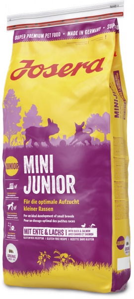 Корм Josera Mini Junior для собак малых пород 12-24 мес 15 кг