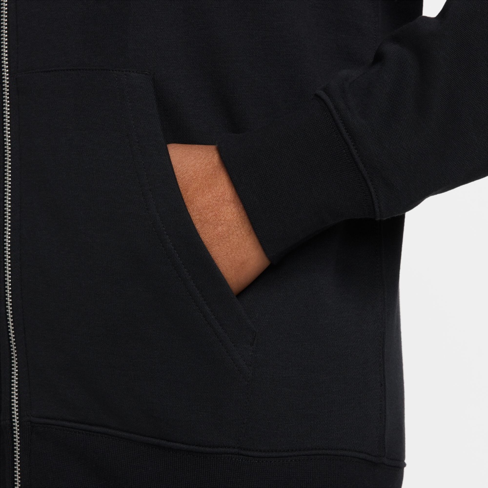 Джемпер Nike M NK CLUB FT FZ HOODIE FN3884-010 р.M чорний