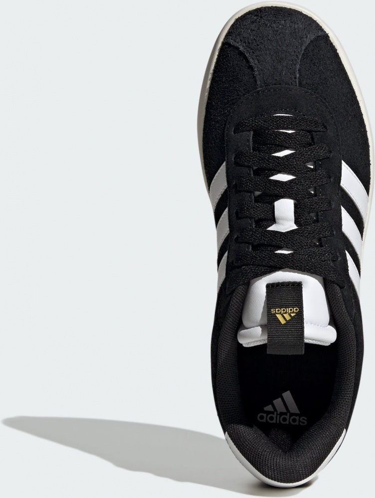 Кроссовки женские Adidas VL COURT 3.0 CBLACK/FTWWHT/GOLDMT ID6279 р.40 2/3 черные