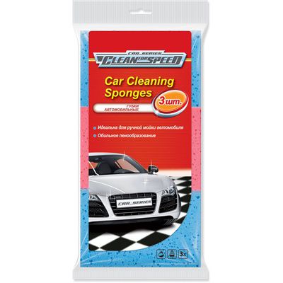 Губка для мойки автомобиля CFS 25100600 3 шт