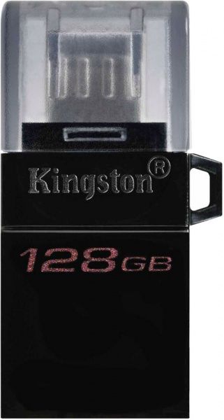 Флеш-память Kingston microDuo 3 128 ГБ USB 3.0 / microUSB (OTG) (DTDUO3G2/128GB) 