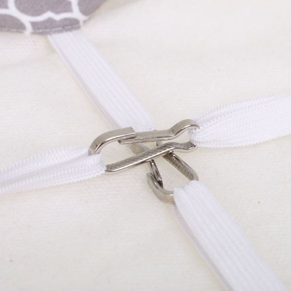 Чехол для стула Агата Кружево капучино на застежке 33х33 см La Nuit