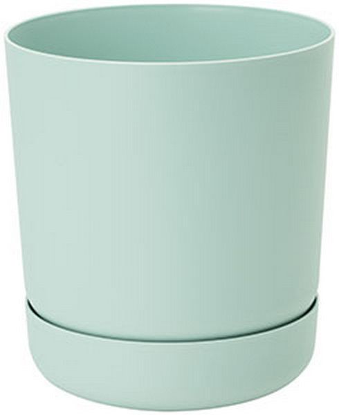 Горщик пластиковий Form Plastic Сатина-13 круглий 1,5 л ментол (4240-067) 
