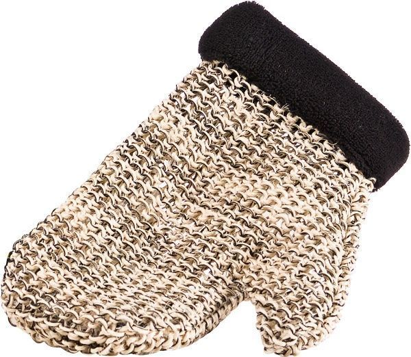 Мочалка Suavipiel рукавица БЛЭК (сизаль) 000002130 