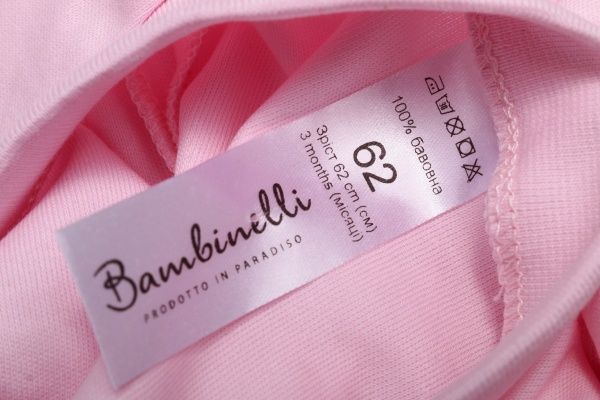Комбінезон для дівчинки Bambinelli My Sweet Кмб301-3 р.86 рожевий 