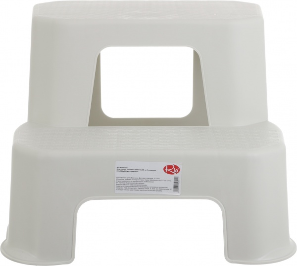 Підставка пластикова RIO 6108IV HERCULES на 2 сходинки кремова 395x394x283 мм