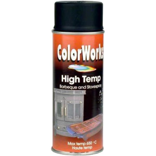 Аэрозоль ColorWorks High Temp черный 400 мл
