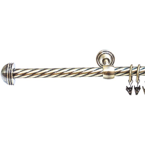 Карниз Bella Vita HS-F-142 Полушар античная бронза 1.6 м