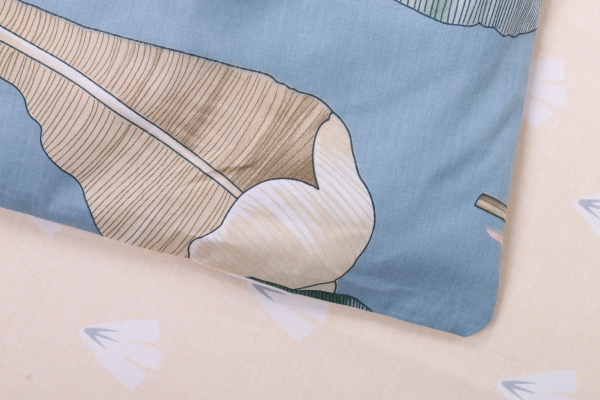 Комплект постельного белья Флорида 2 бежевый с голубым Homeline 