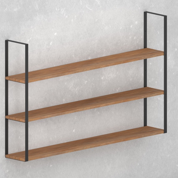 Кронштейн для полок Valore Прямоугольник тройной Loft SB-TR-21