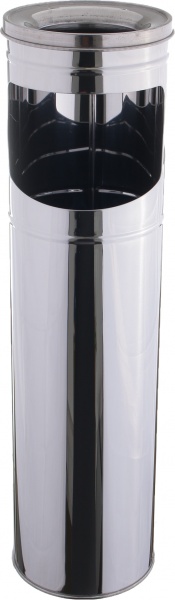 Урна-попільниця EFOR Metal нержавіюча сталь 64174