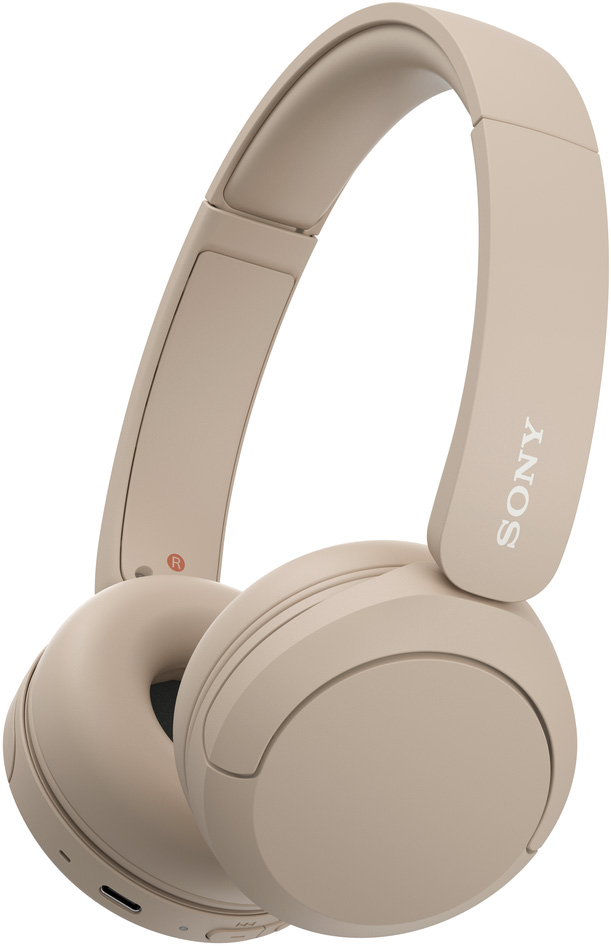 Наушники Sony On-ear BT 5.2 SBC AAC Wireless Mic beige (WHCH520C.CE7) — фото 1