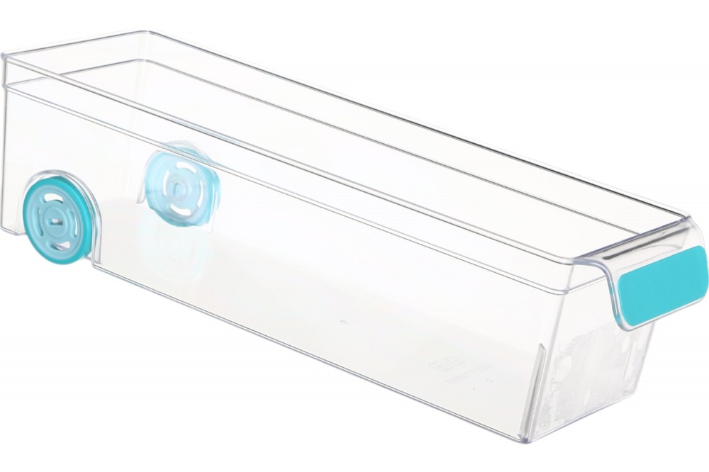 Ящик-органайзер RIO AC-020 прозорий з колесами BITO S 1,9 л 160x306x85 мм