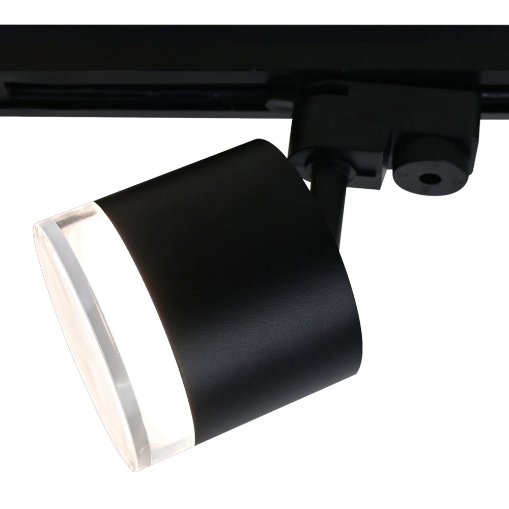 Трековый светильник Victoria Lighting 12 Вт черный Hilarious/PL1 black