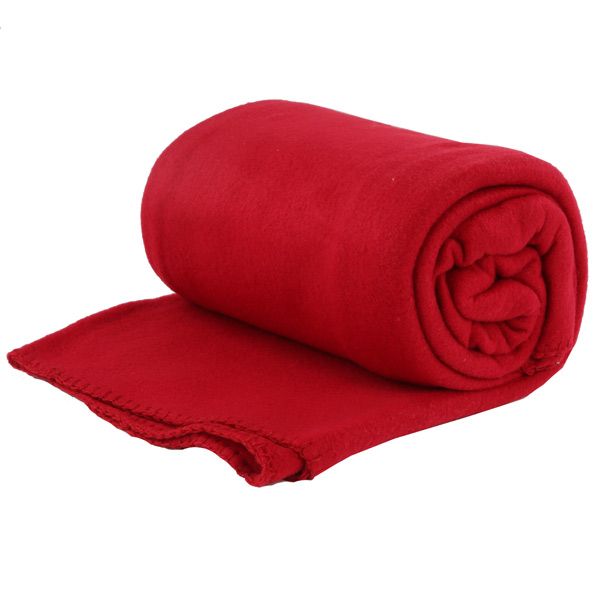 Плед флисовый Underprice бордовый 150x180 см