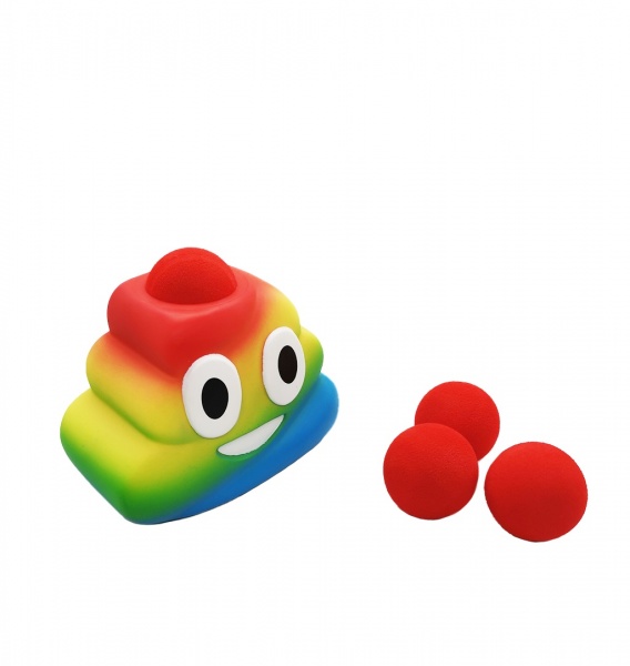 Игрушка Squeeze Popper Стреляющая фигурка Кучка в ассортименте 55616 