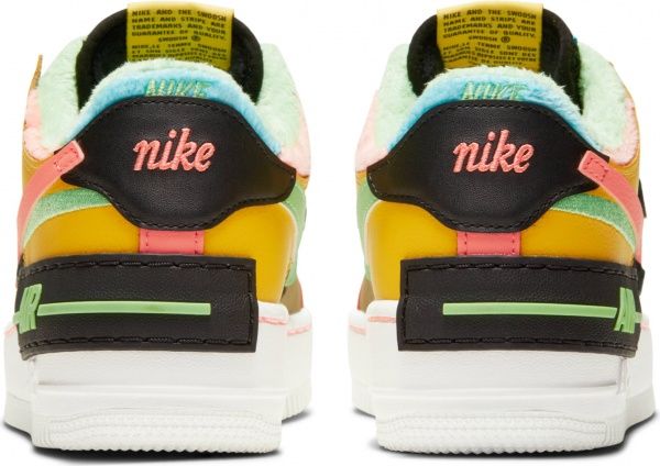 Кроссовки Nike Air Force 1 Shadow SE CT1985-700 р.US 7 разноцветный