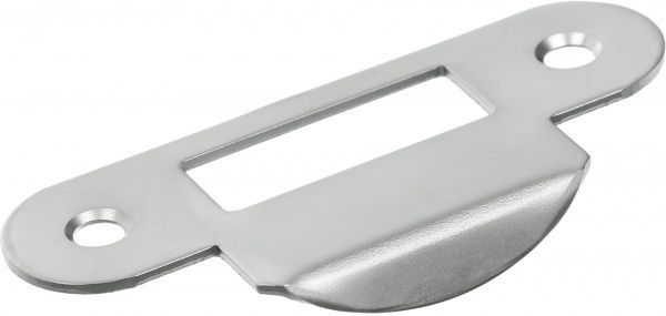 Планка ответная STV Latch с загибом под плоский торец 82 мм 22 мм с загнутым отбойником