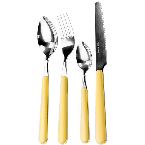 Набір столових приборів Wenzhou Yellow 16 шт