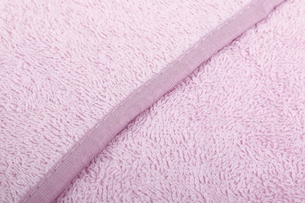 Рушник-куточок Білтекс 90х90 см 380 г/м кв. рожевий