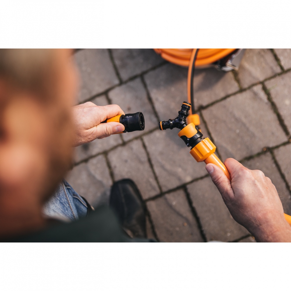 Коннектор Fiskars 3-х контактный Watering