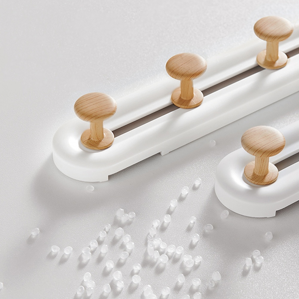 Вішалка з гачками MVM HP-01/3 White/Wood