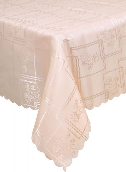 Скатерть Dertsiz 110x160 см пудровый Karna 