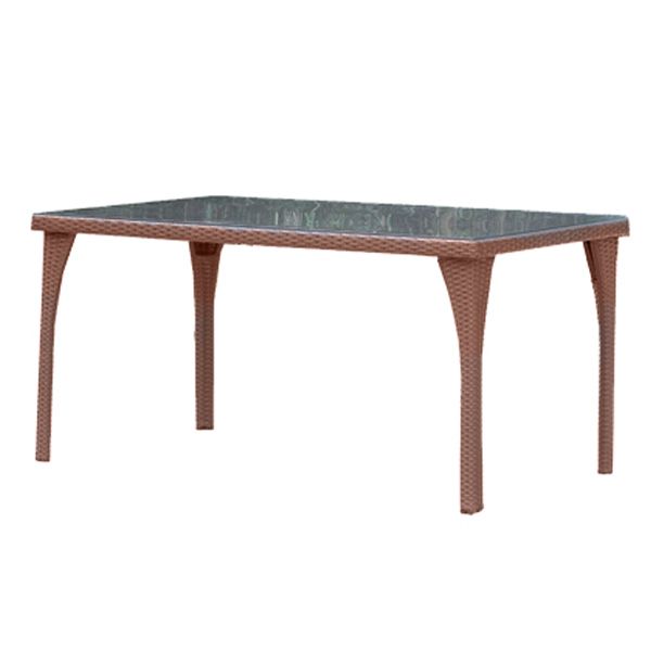 Стіл з ротангу Tenerife 150x80 см коричневий