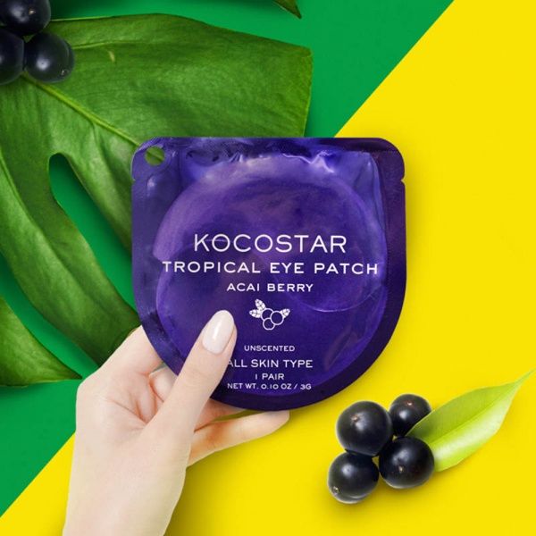 Гидрогелевые патчи Kocostar Tropical Eye Patch Ягоды асаи 3 г 2 шт./уп.