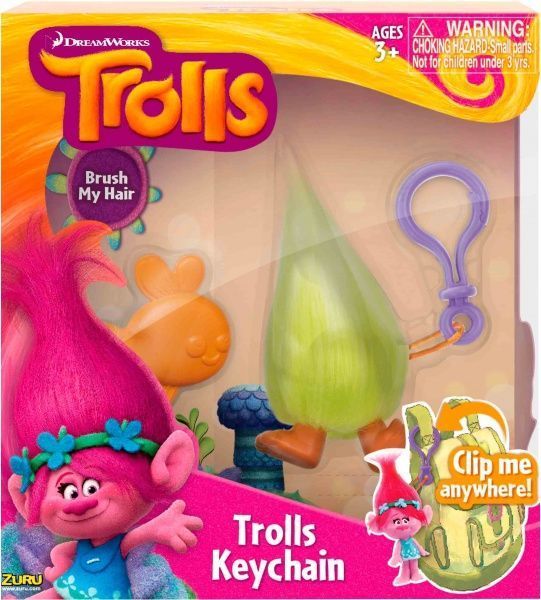 Игрушка с клипсой Zuru Тролли Fuzzbert 6201D 