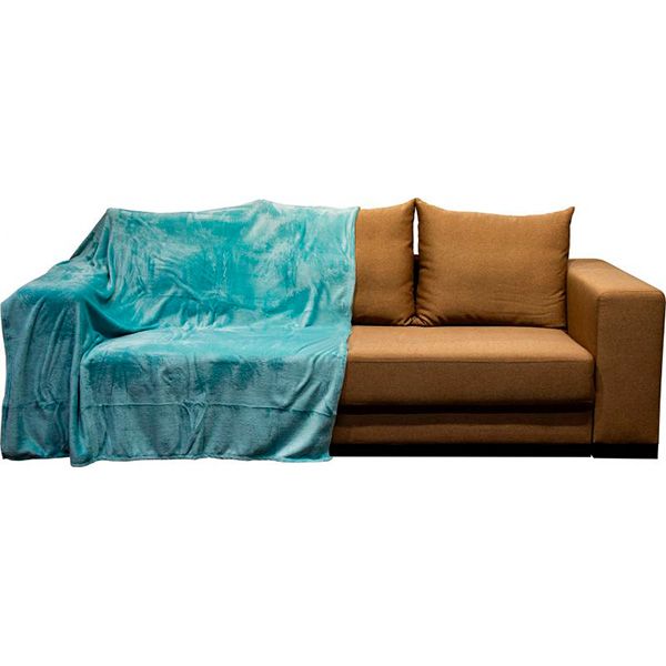 Плед мікрофібра Underprice аква 200x220 см