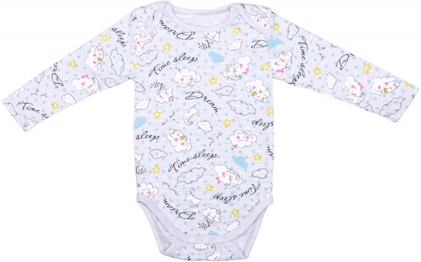 Комбинезон унисекс Фламинго р.80 меланж 494-005 