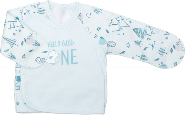 Комплект дитячого одягу Фламінго ясельний блакитний р.62 695-007 