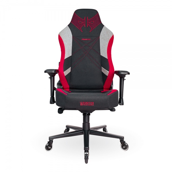Крісло FRAGON Warrior чорний/сірий/червоний 