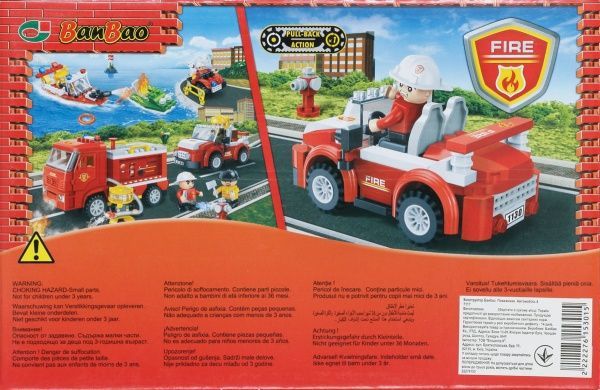 Конструктор BanBao Пожарные Автомобиль 4