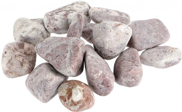 Ґрунт для акваріума GUTTI Мармур Marmo malachite червоний 2-4 см 10 кг