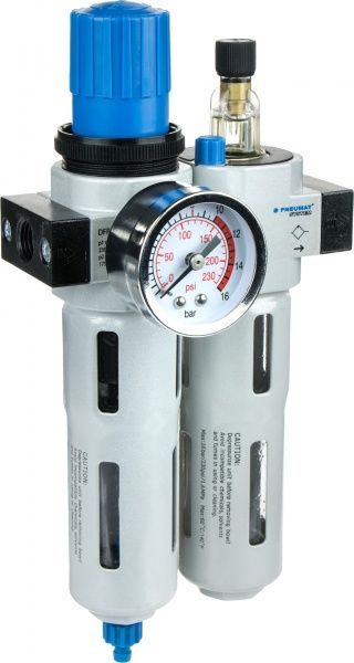 Блок підготовки повітря з манометром Ottensten 1/4