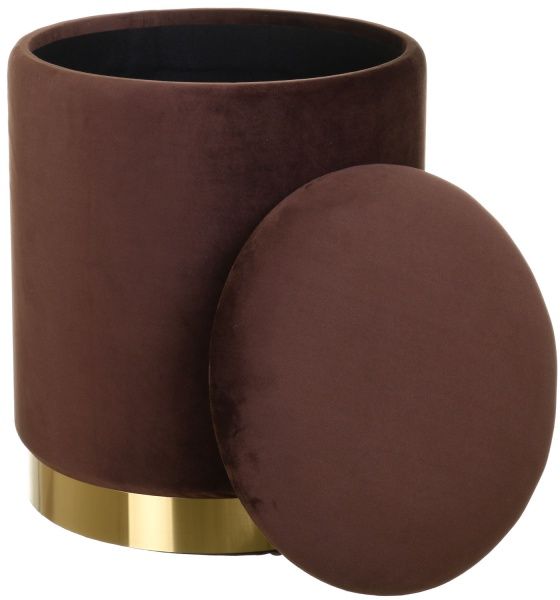 Сундук-пуф Francois 31,5х31,5х38 см темно-коричневый 