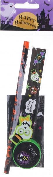 Набір канцелярський Хеллоуїн череп 