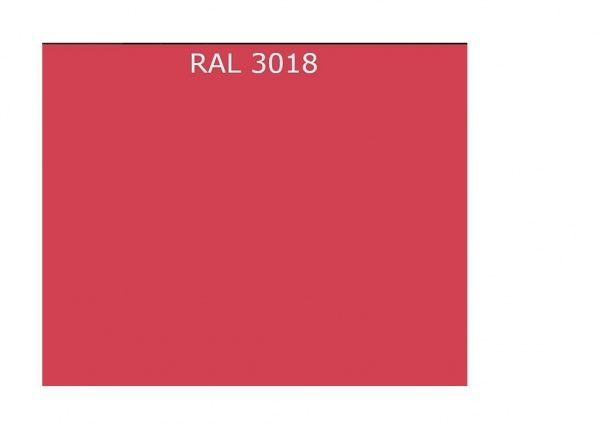 Услуга по покраске ванны Рок-Дизайн в цвет RAL 3018 клубнично-красный