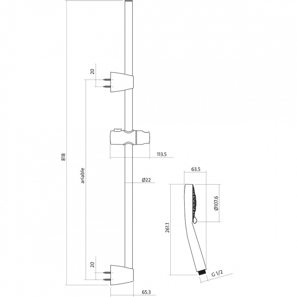 Набор смесителей Cersanit Cersanit 3в1 B247 S601-127