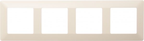 Рамка четырехместная Legrand Life универсальная кремовый 754044
