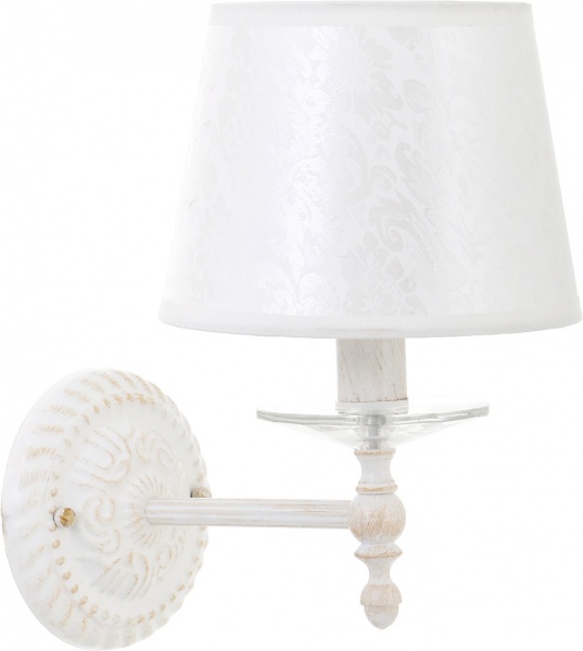 Бра Arte Lamp Granny 1x40 Вт E14 белый с золотистым A9566AP-1WG 