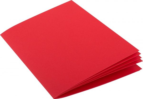 Набір заготівель для листівок 5 шт. 16,8х12 см № 9 червоний 220 г/м2 