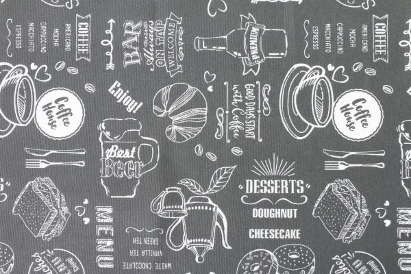 Скатерть Grey Breakfast 136x180 см серый Прованс 