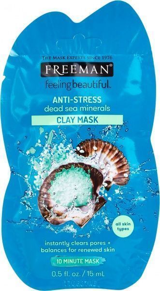 Маска для лица FREEMAN Feeling Beautiful антистресс Минералы Мертвого моря 15 мл