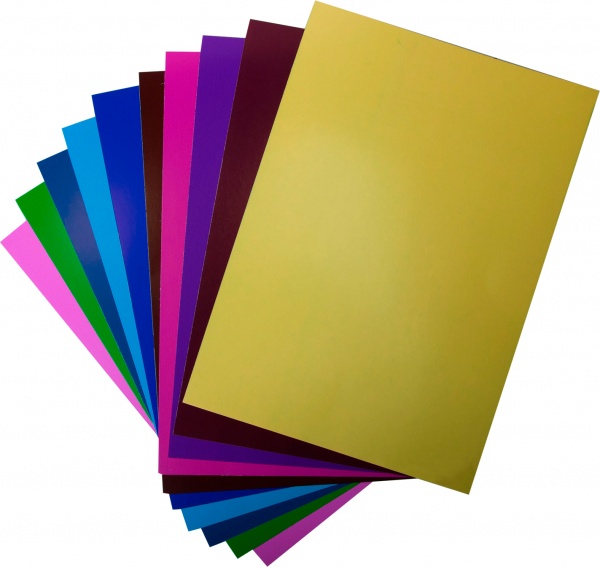 Картон цветной А4 10 цветов ZB.1952 ZiBi