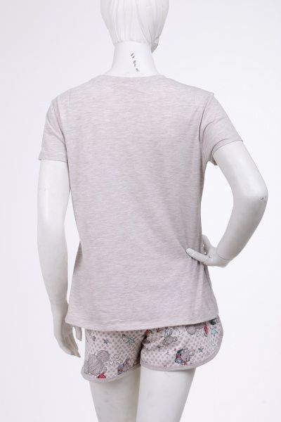 Пижама женская Roksana Mouse 767/16008 р. S бежевый с рисунком 