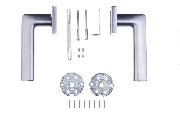 Ручка дверна Convex 1085 матовий хром