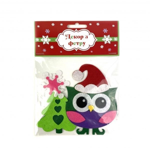 Набор из фетра Новогодняя Сова Аплі-Краплі